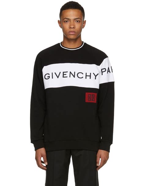 givenchy black and white sweatshirt|givenchy sweatshirt men sale.